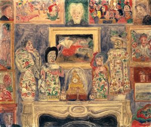 Wnętrze z trzema portretami autorstwa James Ensor
