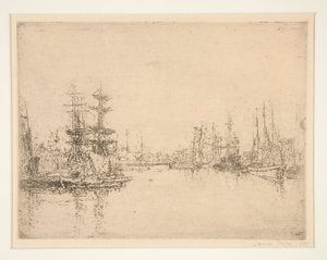 Główny dok, Ostenda (Główny dok, Ostenda) autorstwa James Ensor