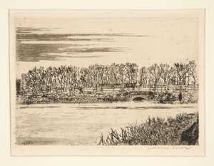 Le Pont du Bois ? Ostenda (Most w lesie w Ostendzie) autorstwa James Ensor