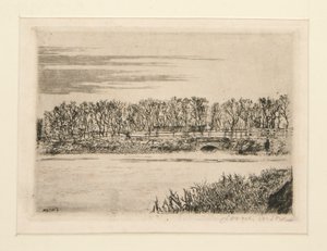 Le Pont du Bois ? Ostenda (Most w lesie w Ostendzie) autorstwa James Ensor