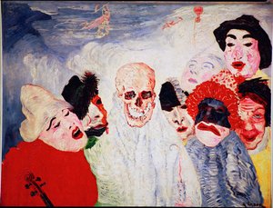 Maski i śmierć autorstwa James Ensor