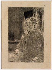 Mój portret z czaszką autorstwa James Ensor