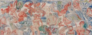 Splecione potwory Niezszyte, splecione (A) autorstwa James Ensor