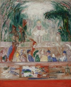 Promienie z palety, ok. 1930 r. (olej na płótnie) autorstwa James Ensor