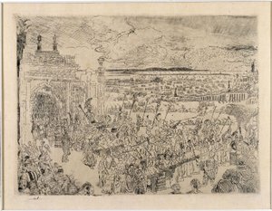 Rzymski pochód triumfalny autorstwa James Ensor