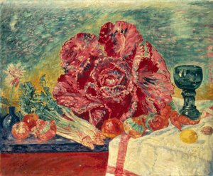Czerwona kapusta autorstwa James Ensor