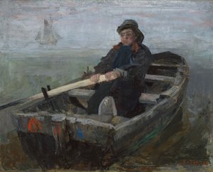 Wioślarz autorstwa James Ensor
