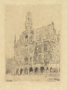 Ratusz w Oudenaarde autorstwa James Ensor