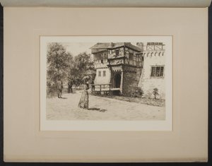 Niemiecki zamek Doorway, Midway Plaisance autorstwa James Fagan
