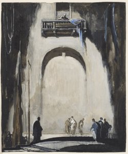 Nieznany zakątek, 1912 (gwasz)