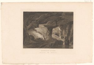Widok na kamieniołom Gilmerton Quarry, niedaleko Edynburga Gilmerton Quarry (tytuł na obiekcie)