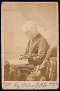 Portret Elizy Ballou Garfield 1801-1888, 1881. autorstwa James Fitzallen Ryder