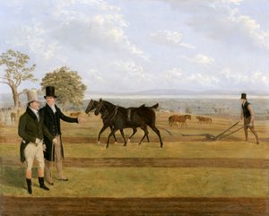 „Sir Charles Morgan, 1760-1846 na konkursie orki w Castleton”, 1845 autorstwa James Flewitt Mullock