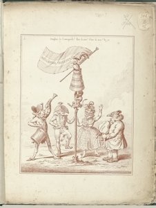 Titelprent van serii Hollandia Regenerata, 1795 Hollandia Regenerata (tytuł na obiekcie) Hollandia Regenerata (tytuł serii)