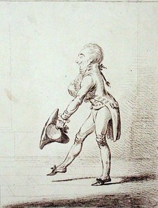 A Master of Ceremonies, wydana przez Hannah Humphrey w 1803 r. (akwaforta) autorstwa James Gillray