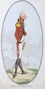A Slice of Gloster Cheese, wydana przez Hannah Humphrey w 1795 r. (akwaforta ręcznie kolorowana)