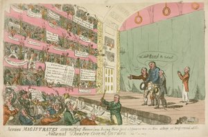 Działający sędziowie zobowiązują się, będąc ich pierwszym występem w wykonaniu w National Theatre Covent Garden, 1809