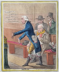 Rozpacz, opublikowana przez Hannah Humphrey w 1802 r. (akwaforta ręcznie kolorowana) (patrz 191204) autorstwa James Gillray