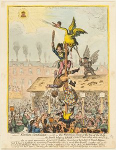 Kandydaci w wyborach autorstwa James Gillray