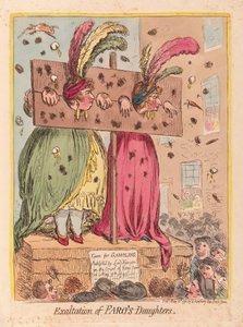 Podwyższenie Córek Faros, wyd. 1796 (grawerowanie ręcznie kolorowane)