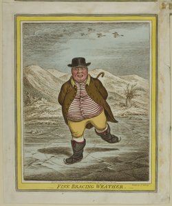 Dobra pogoda usztywniająca autorstwa James Gillray