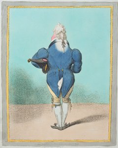 J.Ś. Książę Walii (1762-1830) wydany przez Hannah Humphrey w 1802 r. (akwaforta ręcznie kolorowana)