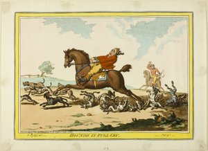 Ogary w pełnym płaczu autorstwa James Gillray