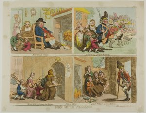 Postęp Johna Bullsa autorstwa James Gillray