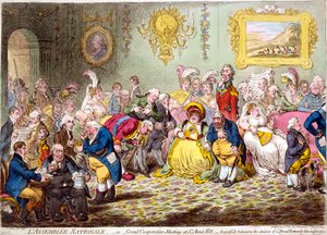 Zgromadzenie Narodowe, 1804. autorstwa James Gillray