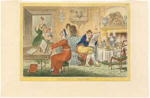 Harmonia małżeńska (Recto) autorstwa James Gillray