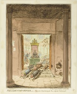 Reforma parlamentarna autorstwa James Gillray