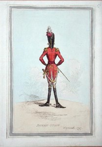 Pattern-Staff, wydana przez Hannah Humphrey w 1797 r. (akwaforta ręcznie kolorowana) autorstwa James Gillray