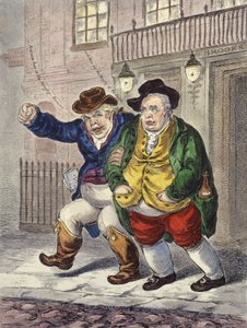 Filary Konstytucji: godzina trzecia i pochmurny poranek, 1809 autorstwa James Gillray