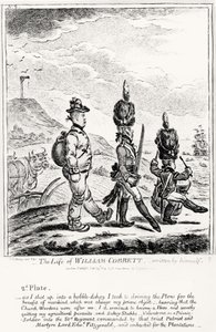 Płyta 2, z The Life of William Cobbett, napisane przez niego samego, wyd. przez H. Humphreya, 1809 autorstwa James Gillray