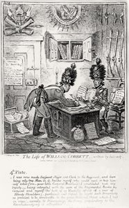 Płyta 4, z The Life of William Cobbett, napisane przez niego samego, wyd. przez H. Humphreya, 1809 autorstwa James Gillray