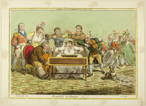 Gra w częściach autorstwa James Gillray