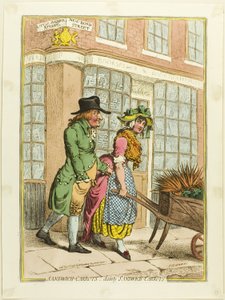Marchewki kanapkowe! - Delikatne marchewki kanapkowe autorstwa James Gillray
