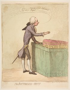 The Bottomless-Pitt, 16 marca 1792. autorstwa James Gillray