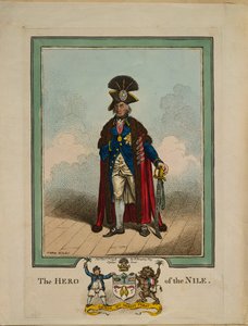 Bohater Nilu, 1878 autorstwa James Gillray