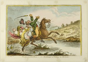 Dźwięk rogu autorstwa James Gillray