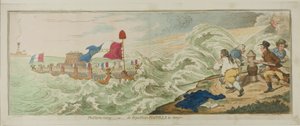 The Storm Rising autorstwa James Gillray