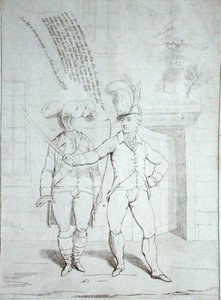 Gromowładny autorstwa James Gillray