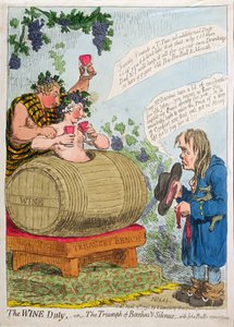 The Wine Duty lub The Triumph of Bacchus and Silenus with John Bull