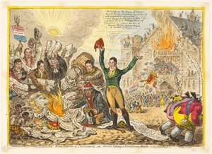 Prawdziwa reforma parlamentu autorstwa James Gillray