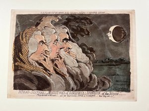 Dziwne Siostry; Słudzy Ciemności; Sługusy Księżyca autorstwa James Gillray