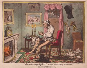 ?.to przepraszam widok! Pub. 1786 (ręcznie kolorowane grawerowanie)