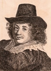 Frans Hals, ilustracja z „75 portretów sławnych malarzy z autentycznych oryginałów”, wydanej w 1817 r. w Londynie