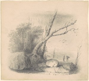 Figury nad brzegiem autorstwa James Goodwyn Clonney