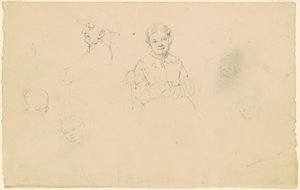 Studia postaci autorstwa James Goodwyn Clonney