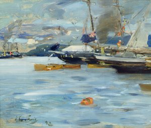 Jachty zacumowane, Oban, 1893